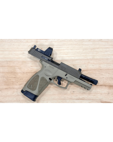 Pistolet Taurus G3 Tactical FDE calibre 9x19 d'occasion avec point rouge Vector Optics Frenzy FM 3 MOA monté et réglé