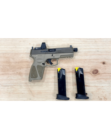 Pistolet Taurus G3 Tactical FDE calibre 9x19 d'occasion avec point rouge Vector Optics Frenzy FM 3 MOA monté et réglé