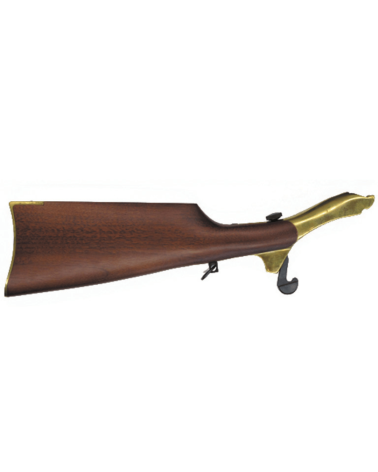 Crosse Revolving Pietta pour revolver 1860 Army à poudre noire, accessoire en bois offrant un appui d'épaule