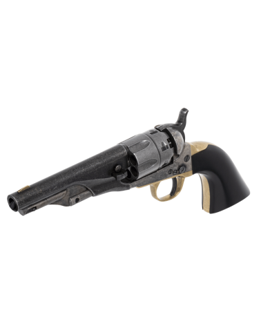 Réplique Pietta 1862 Police Sheriff Old West calibre .44 poudre noire avec carcasse acier vieilli