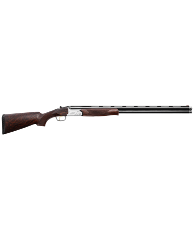 Fusil superposé Renato Baldi Parcours FX Wood calibre 12/76 avec canons de 76 cm, bascule acier monobloc