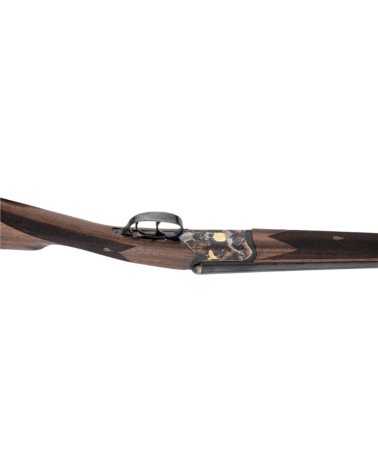 Fusil juxtaposé Renato Baldi Tradition calibre 20/76 avec canons de 71 cm, bascule acier jaspée à système Anson
