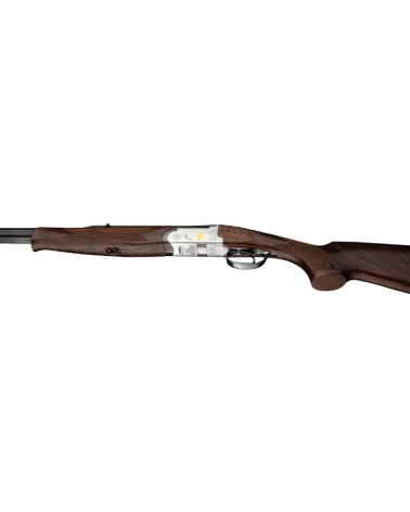 Carabine express Renato Baldi Premier Acier FX Wood calibre 9.3x74R avec canons superposés de 60 cm, bascule acier monobloc