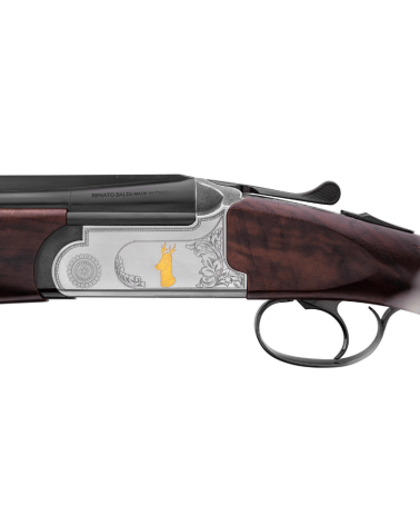 Carabine express Renato Baldi Premier Acier FX Wood calibre .30 R Blaser avec canons superposés de 60 cm, bascule acier monobloc
