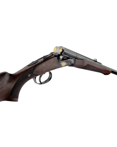 Carabine express Renato Baldi Tradition juxtaposée calibre .30-06 Springfield avec bascule acier monobloc jaspée