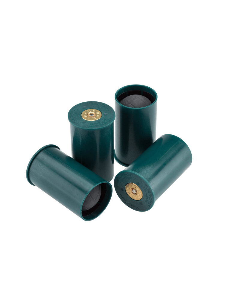 Boîte de 4 cartouches Flash-Ball Verney-Carron calibre 44/83 à projectile en caoutchouc souple pour dispositif compatible.
