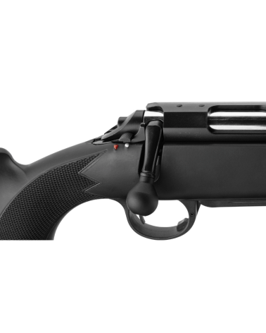 Carabine Renato Baldi CF01 synthétique noire en calibre 9.3x62 avec canon flottant fileté M14x1