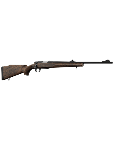 Carabine Renato Baldi CF01 en calibre .222 Rem avec crosse synthétique aspect bois, canon flottant fileté M14x1