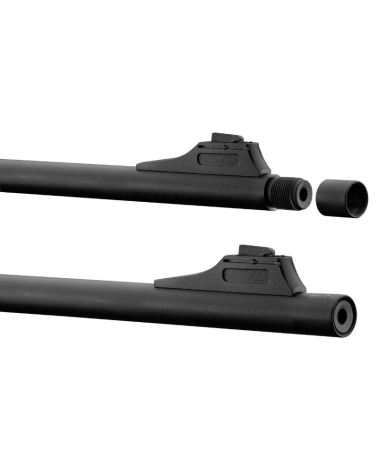 Carabine Renato Baldi CF01 en calibre .222 Rem avec crosse synthétique aspect bois, canon flottant fileté M14x1