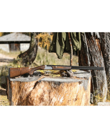 Fusil superposé Franchi Feeling Acier calibre 12/76 avec canons de 71 cm, bascule acier chromé, crosse noyer huilé