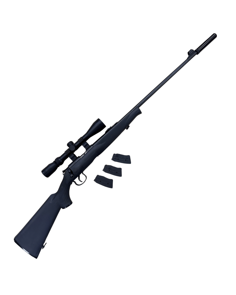 Carabine Norinco JW15 .22LR d'occasion avec modérateur de son et lunette 3-9x40, carabine à verrou à répétition manuelle