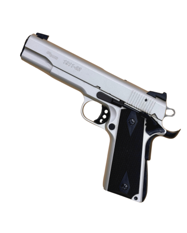 Pistolet SIG Sauer 1911-22 Silver calibre .22 LR d'occasion, inspiré du design 1911 avec finition Silver