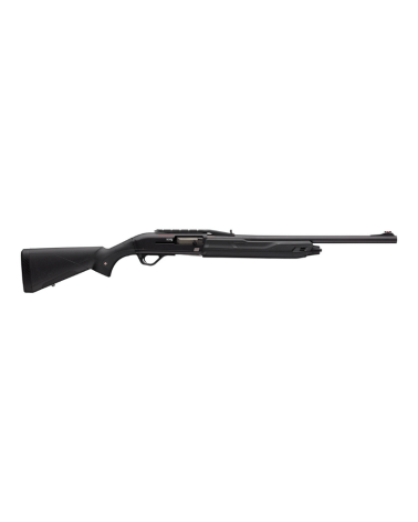 Fusil Winchester SX4 Big Game Compo Rifled calibre 12/89 avec canon rayé de 61 cm, crosse composite noire