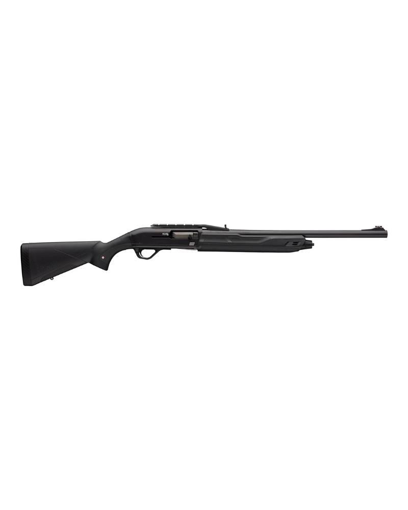 Fusil Winchester SX4 Big Game Compo Rifled calibre 12/89 avec canon rayé de 61 cm, crosse composite noire