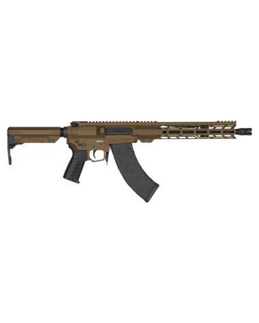 Carabine CMMG Mk47 Banshee 12,5 pouces 7,62x39 Midnight Bronze avec crosse RipBrace, garde-main EML M-LOK