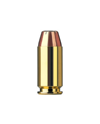 Boîte de 50 cartouches GECO Jacketed Hollow Point calibre .45 Auto, ogive pointe creuse 230 grains, munition de précision.