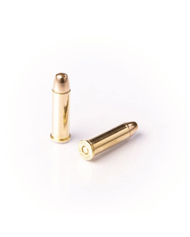 Boîte de 50 cartouches Fiocchi Full Metal Jacket calibre .38 Special, 158 grains, munition entraînement pour revolver.
