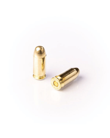 Boîte de 50 cartouches Fiocchi Full Metal Jacket calibre .45 Auto (ACP), 230 grains, munition entraînement pour pistolet.