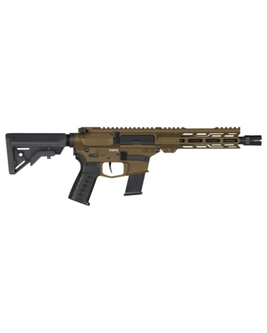 Carabine CMMG MkGs Banshee .40 S&W Midnight Bronze avec canon 8 pouces, crosse B5 Systems Bravo Stock