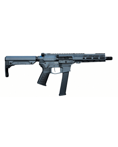 Carabine CMMG MkGs Banshee 9x19 Sniper Grey avec canon 8 pouces, garde-main M-LOK et compensateur linéaire ZEROED