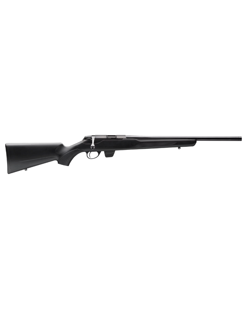 Carabine Tikka T1x MTR calibre .17 HMR avec canon 20 pouces fileté, crosse synthétique noire compatible T3x Lite.