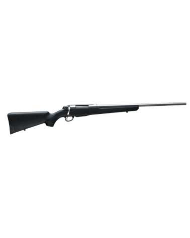 Carabine Tikka T3x Lite Stainless calibre 222 Rem avec canon inoxydable forgé à froid, crosse synthétique noire