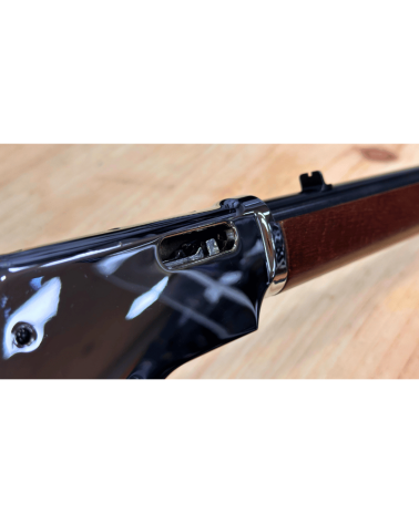 Carabine Uberti 1887 Scout Carbine .22LR d'occasion, levier sous-garde, canon rond 482mm et crosse en noyer huilé.