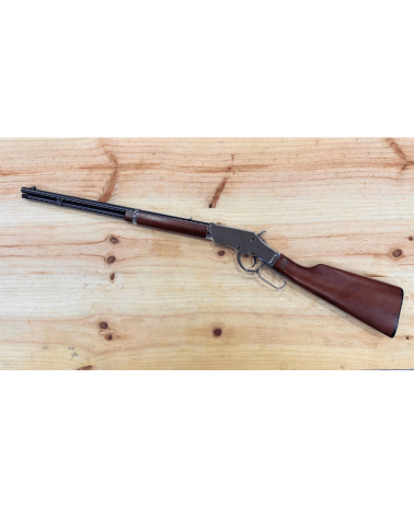 Carabine Uberti 1887 Scout Carbine .22LR d'occasion, levier sous-garde, canon rond 482mm et crosse en noyer huilé.