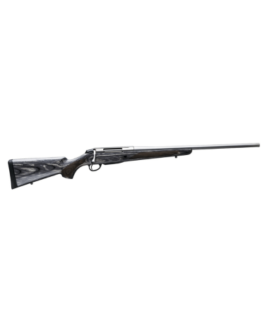 Carabine Tikka T3x Laminated Stainless calibre 222 Rem avec crosse laminée grise, canon inoxydable 57cm