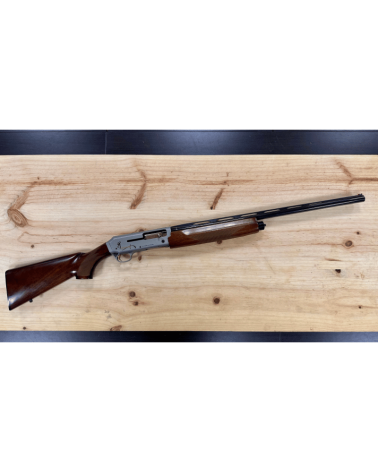 Fusil semi-automatique Browning Phoenix calibre 12/76 d'occasion, canon 71cm, crosse style pistolet huilée