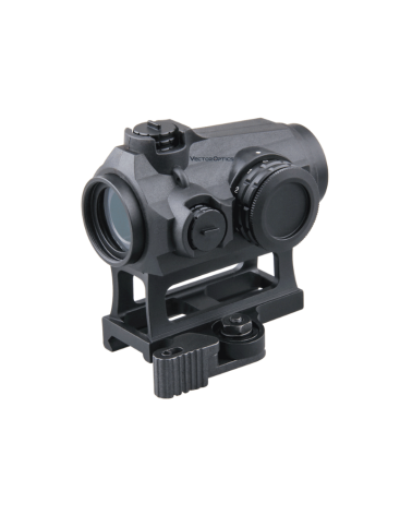 Point rouge Vector Optics Maverick 1x22 Rubber Cover avec montage QD Picatinny et revêtement