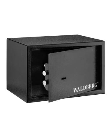 Coffre-fort à clé WALDBERG pour arme de poing, serrure mécanique à double pêne avec 2 clefs fournies