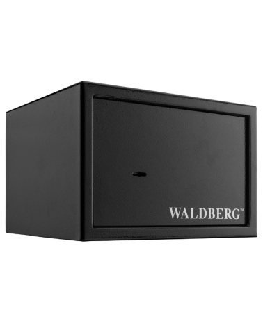 Coffre-fort à clé WALDBERG pour arme de poing, serrure mécanique à double pêne avec 2 clefs fournies