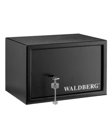 Coffre-fort à clé WALDBERG pour arme de poing, serrure mécanique à double pêne avec 2 clefs fournies