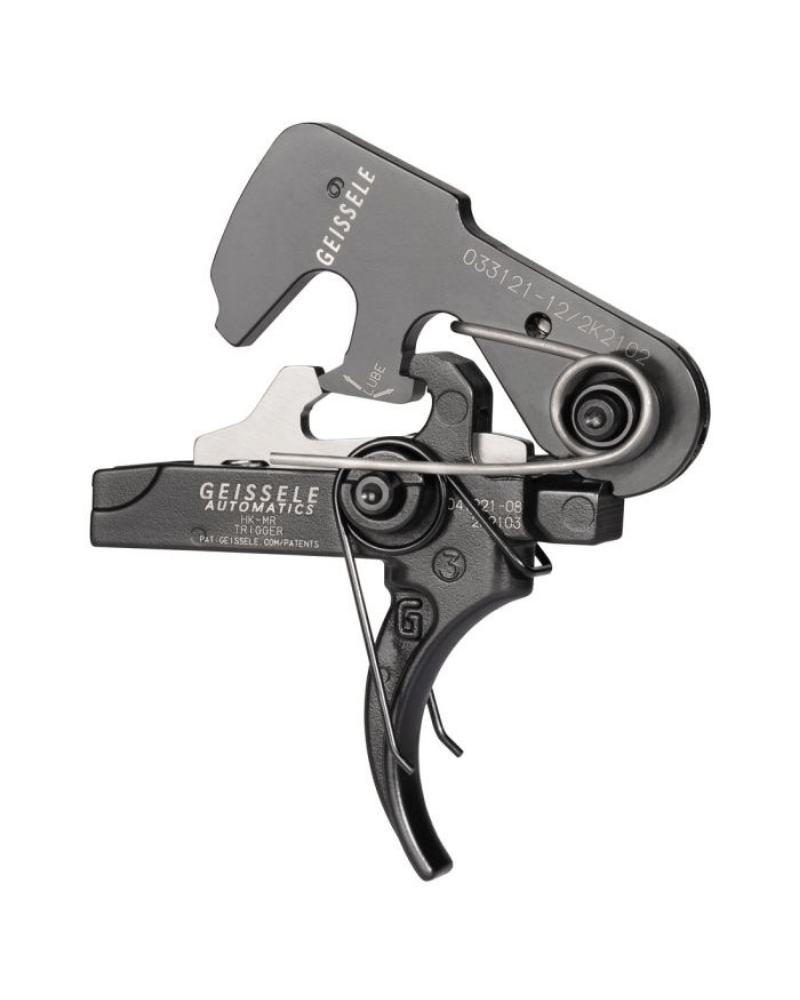 Détente Geissele HK MR 762 deux temps, compatible fusils HK 762 et HK 417 semi-automatique.