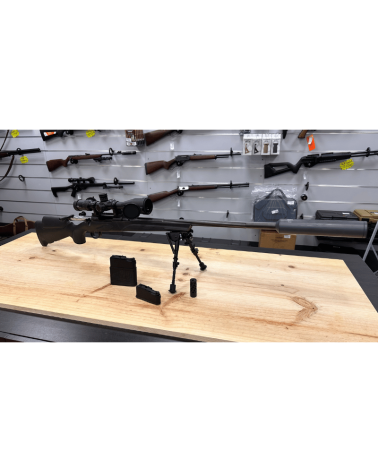 Pack carabine Franchi Varmint .308Win avec silencieux Sako, lunette Orion 6-24x50 et bipied inclus.