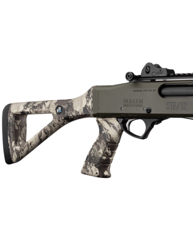 Fusil à pompe Fabarm STF 12 Pistolgrip Viper Green calibre 12/76, canon 61cm rayé, camouflage True Timber Viper.