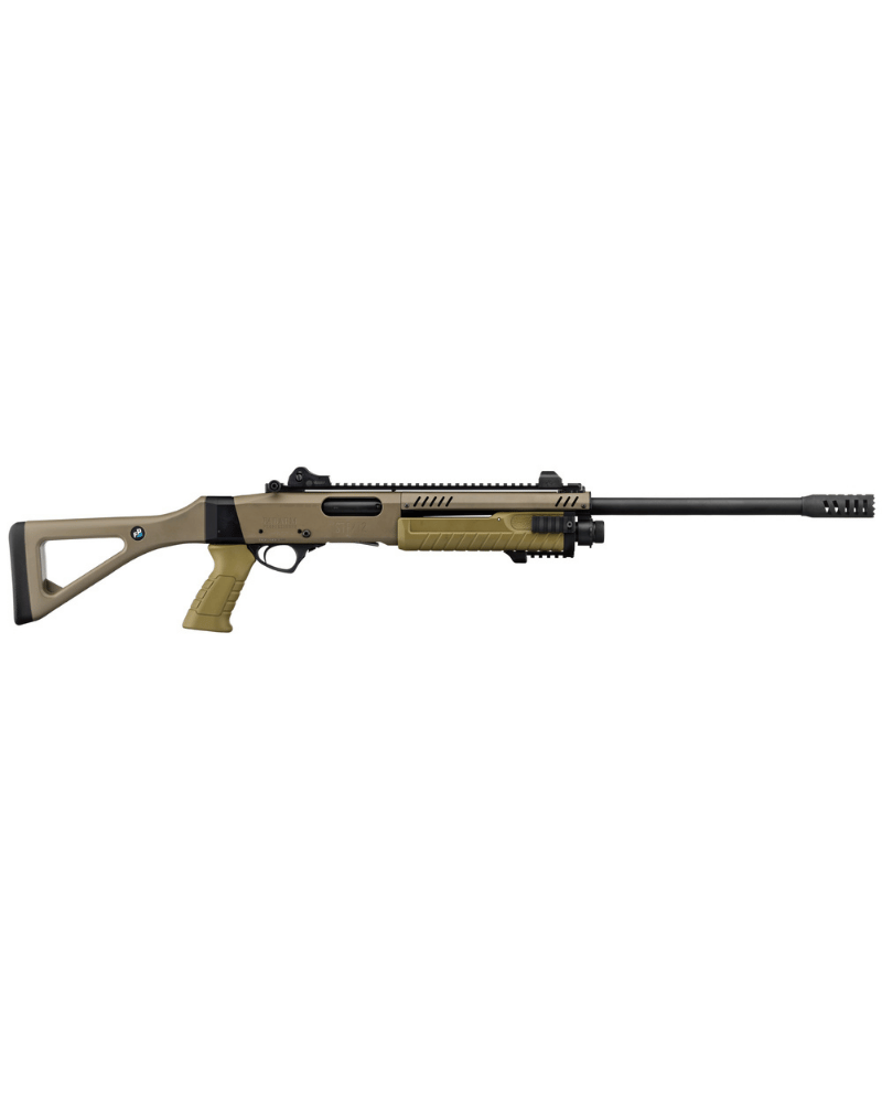 Fusil à pompe Fabarm STF 12 Pistolgrip OD calibre 12/76, canon 61cm rayé, finition Cerakote Mil Spec