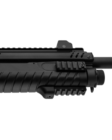 Fusil à pompe Fabarm STF 12 Pistolgrip Black calibre 12/76, canon 61cm rayé, carcasse anodisée noire anti-reflet.