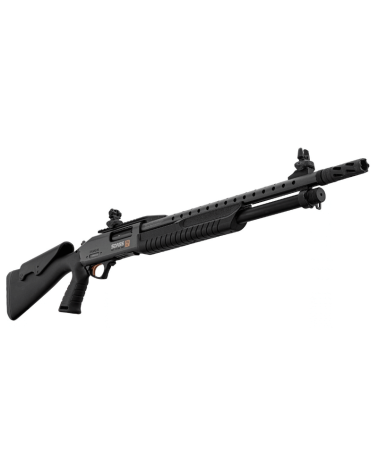 Fusil à pompe FABARM SDASS Pro Forces Stage 2 calibre 12/76, canon rayé 61cm, finition Cerakote Carbon