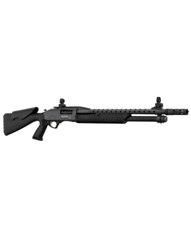 Fusil à pompe FABARM SDASS Pro Forces Stage 2 calibre 12/76, canon rayé 61cm, finition Cerakote Carbon