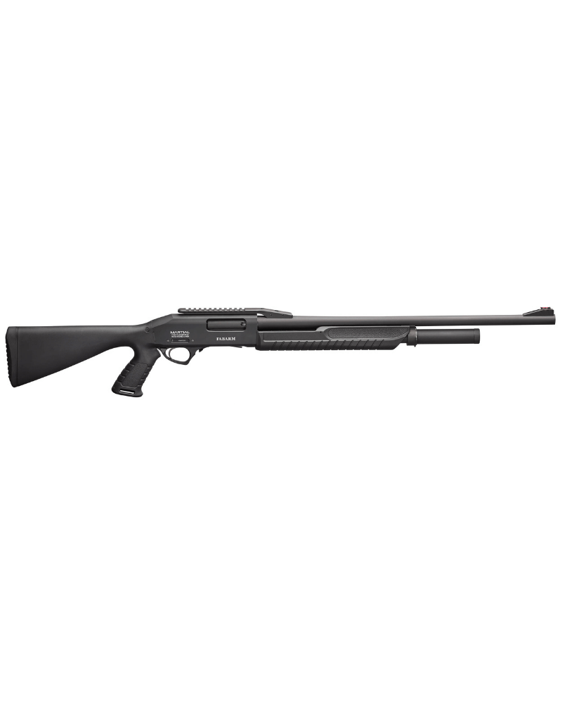 Fusil à pompe FABARM Martial Cantilever calibre 12/76, canon rayé 61cm, rail cantilever, finition Cerakote
