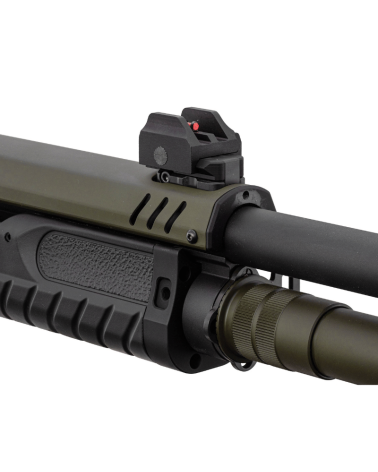 Fusil à pompe FABARM STF/12 Pistol Grip Mil Spec Green calibre 12/76, canon rayé 61cm, poignée pistolet