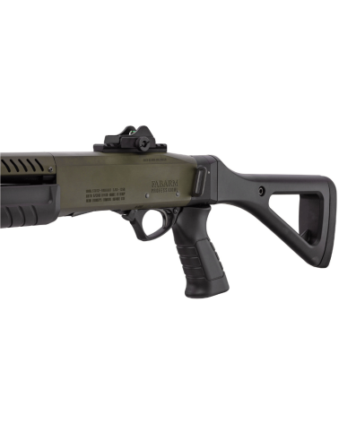 Fusil à pompe FABARM STF/12 Pistol Grip Mil Spec Green calibre 12/76, canon rayé 61cm, poignée pistolet