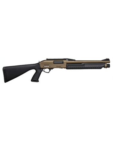 Fusil à pompe FABARM Martial Cantilever Burnt Bronze calibre 12/76, canon compact 36cm, rail Picatinny