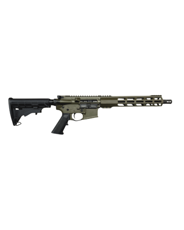 Pistolet AR ZRODelta ZRO11.5 calibre .223 Wylde, canon 11.5 pouces nitruré, finition Olive Drab Green.