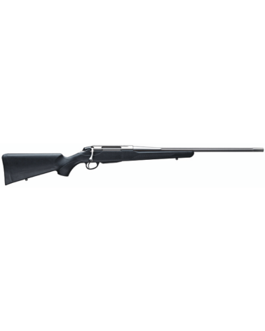 Carabine Tikka T3x Superlite canon flûté acier inoxydable calibre .243 Win, crosse synthétique noire, canon 57cm.