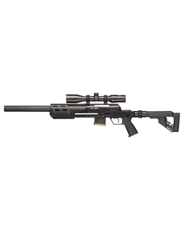 Carabine B&T SPR300 PRO Bolt Action calibre .300 Blackout, modérateur de son intégré, démontage rapide.