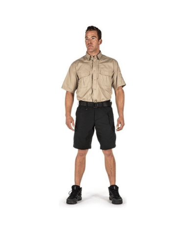 Short tactique ABR Pro 5.11 Tactical noir, tissu FlexLite extensible, 9 poches, assise renforcée.