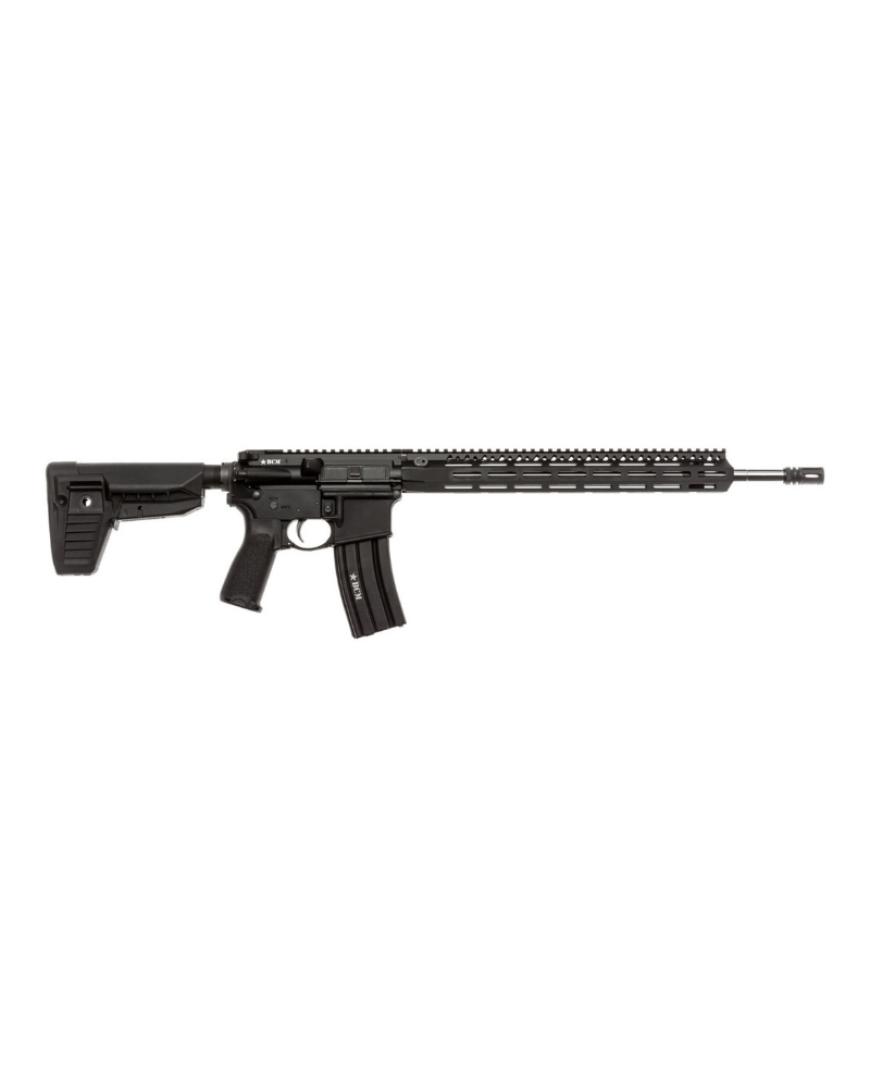 Carabine BCM Recce 18'' MCMR Precision Rifle calibre .223 Rem, canon match inox profil Mk12
